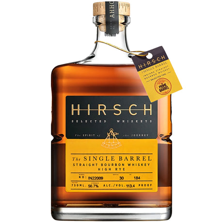 Hirsch 8 Year Old  Single Barrel Straight High Rye Bourbon The Prime Barrel x R-Bourbon Pick - De Wine Spot | DWS - Drams/Whiskey, Wines, Sake
