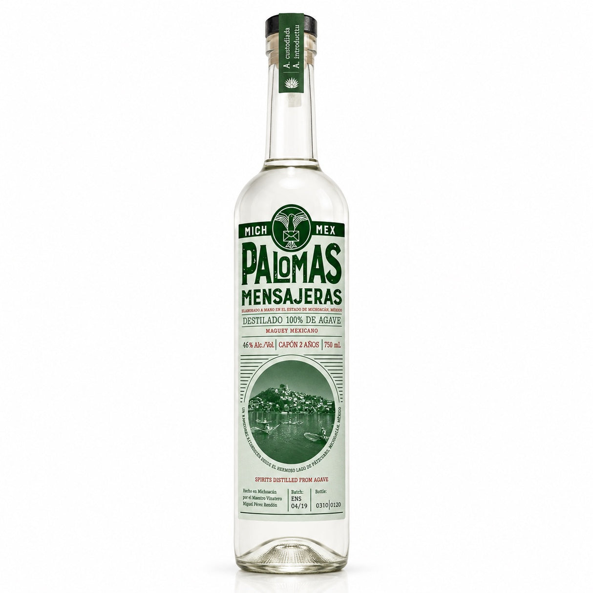Palomas Mensajeras Destilado de Agave Mexicano Capon