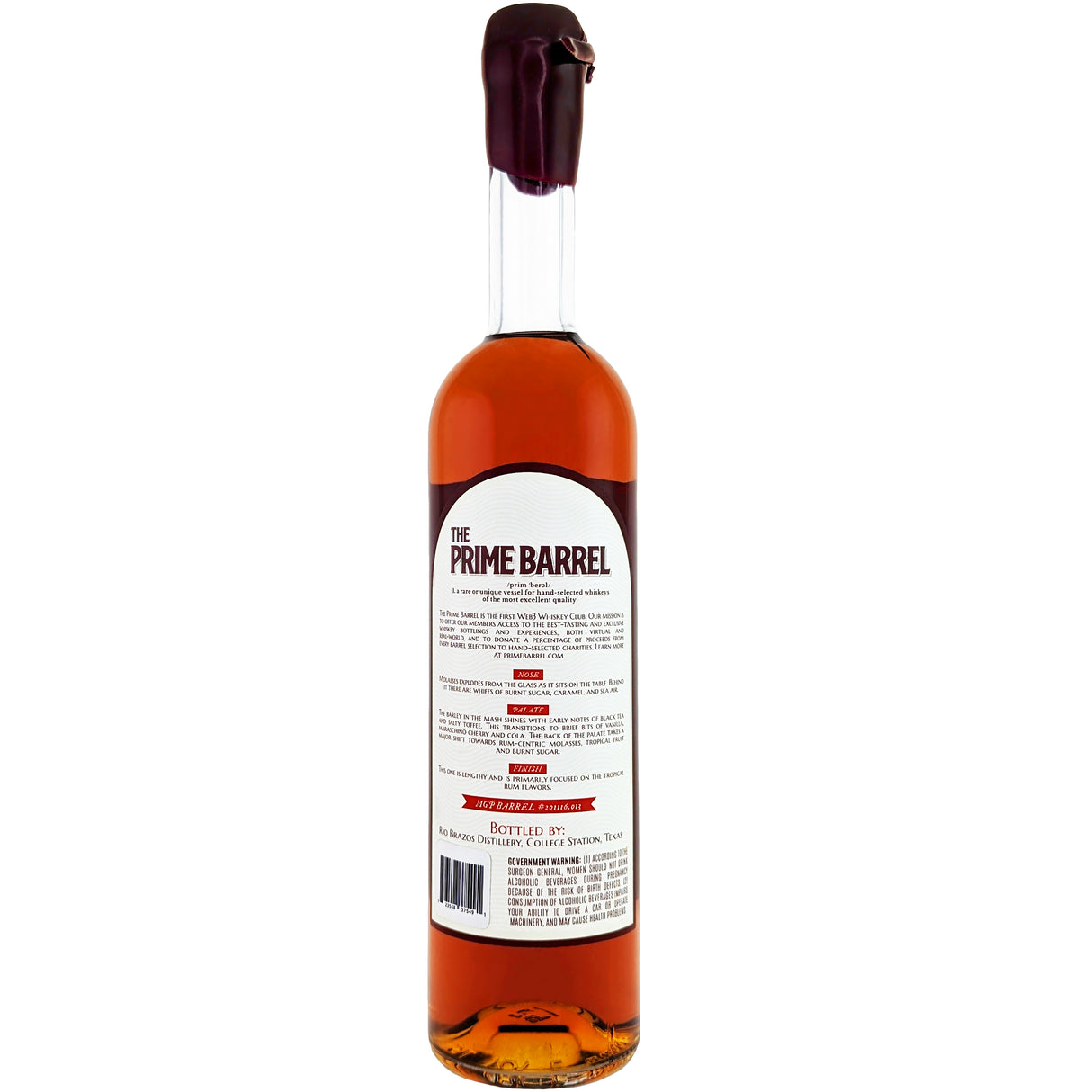 The Prime Barrel 9 Years Straight Bourbon Whiskey