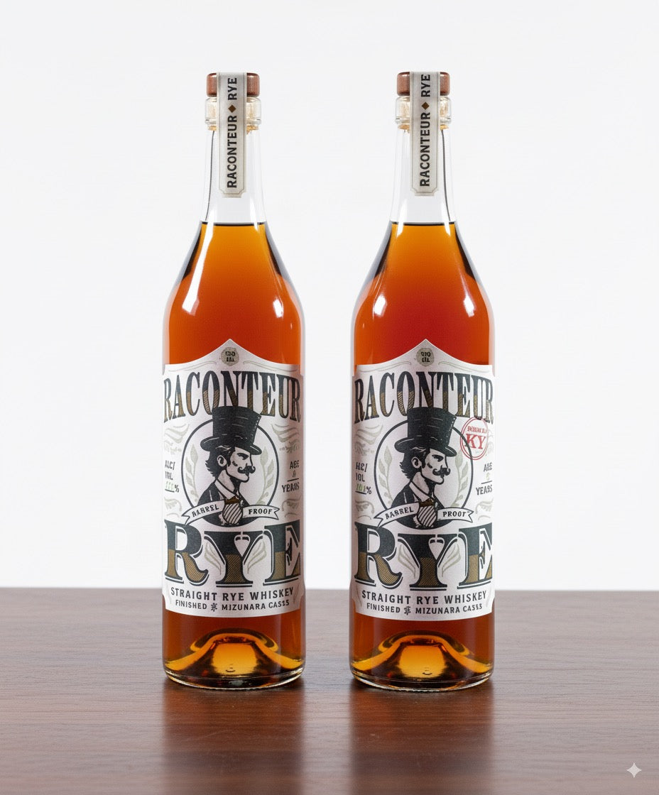 Raconteur Straight Rye Whiskey Finished in Mizunara Casks | Free Shipping on orders $400+