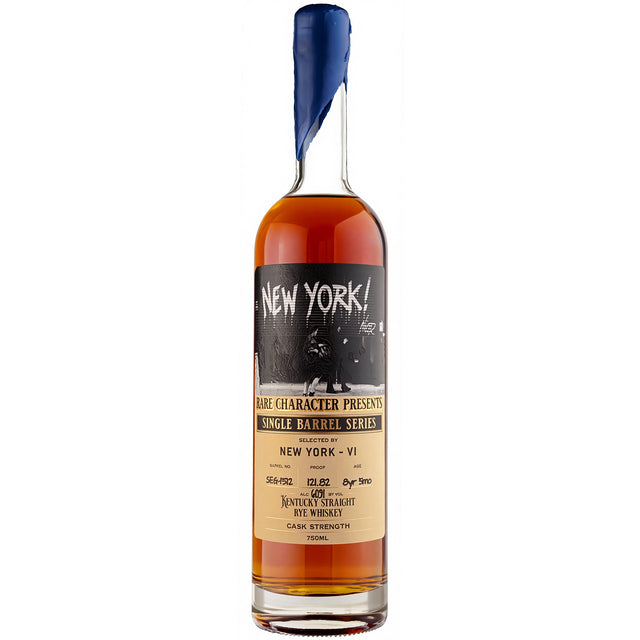 Rare Character Single Barrel Series New York VI Cask Strength Straight Rye Whiskey | Free Shipping on orders $400+