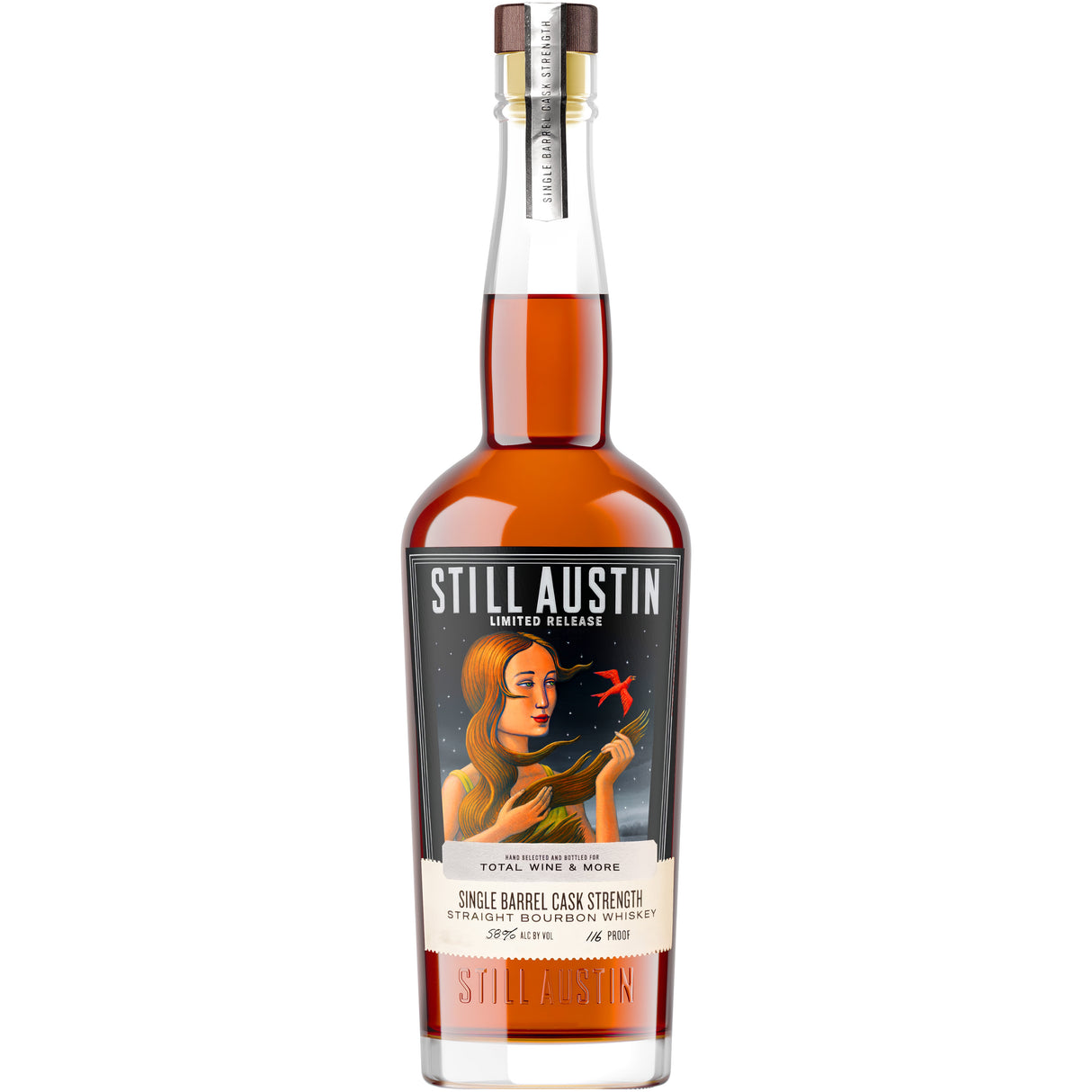 Still Austin Limited Release Total Wine & More Single Barrel Cask Strength Straight Bourbon Whiskey