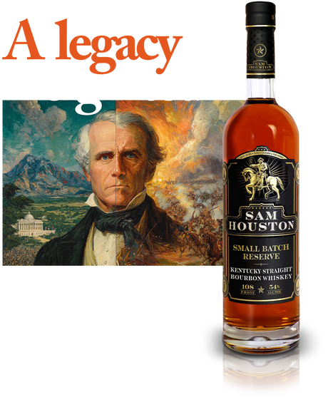 Sam Houston Kentucky Straight Bourbon Whiskey | Free Shipping on orders $400+