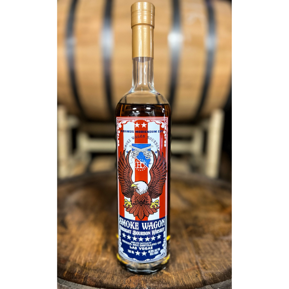 Smoke Wagon "Red White and Blue" Straight Bourbon Whiskey