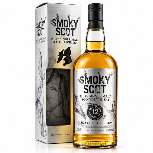 Smoky Scot 12 Years Old Cask Strength Scotch Single Malt Whisky | Free Shipping on orders $400+