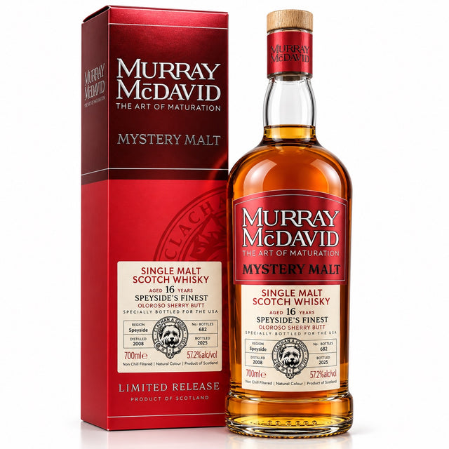 Murray McDavid ‘Speyside’s Finest’ Oloroso Sherry 16 Year Single Malt Scotch Whisky | Free Shipping on orders $400+
