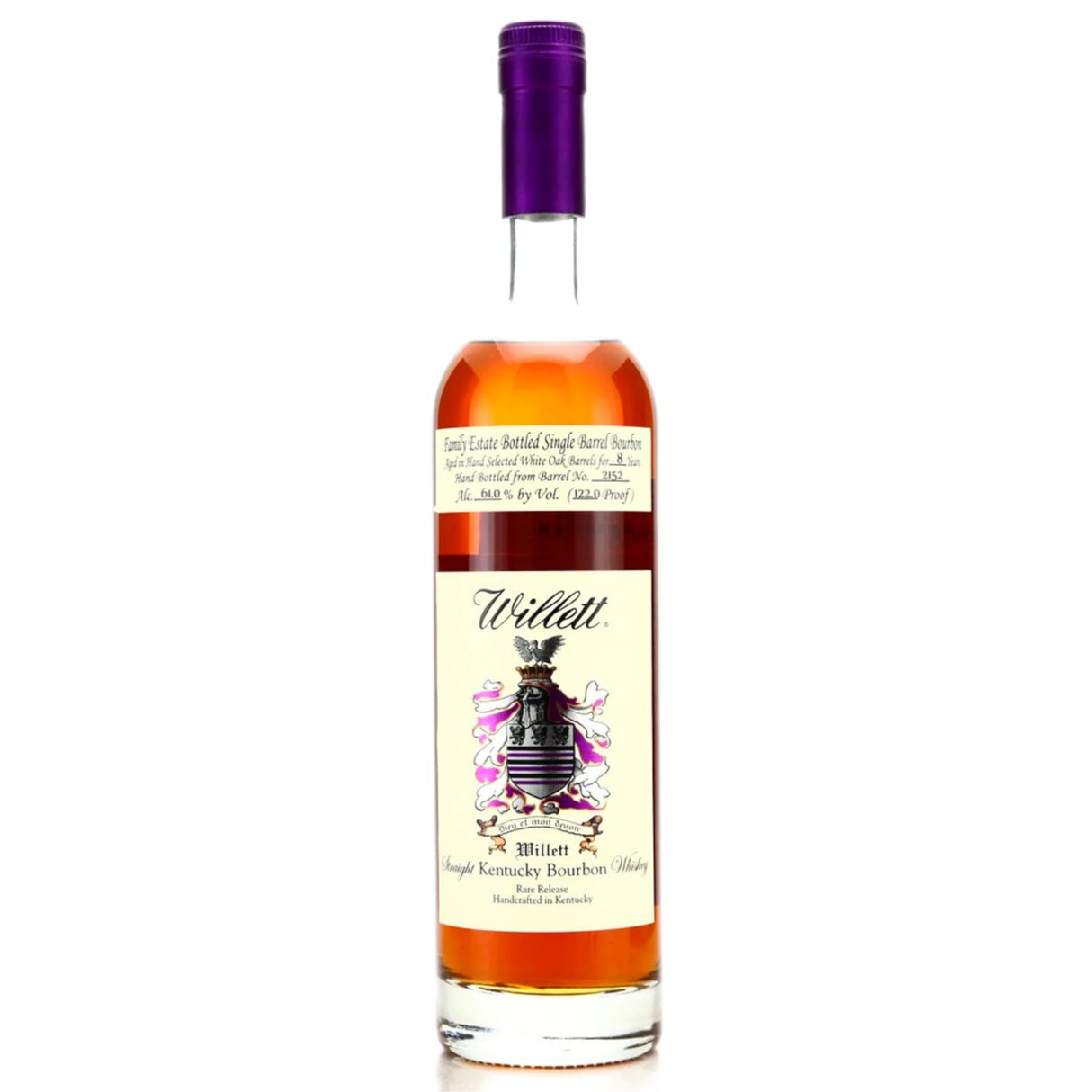 Willett Family Estate Bottled Single Barrel 8 Year Old Straight Bourbon Whiskey