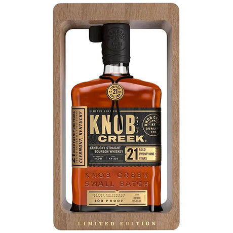 Knob Creek 21 Year Old Kentucky Straight Bourbon Whiskey | Free Shipping on orders $400+