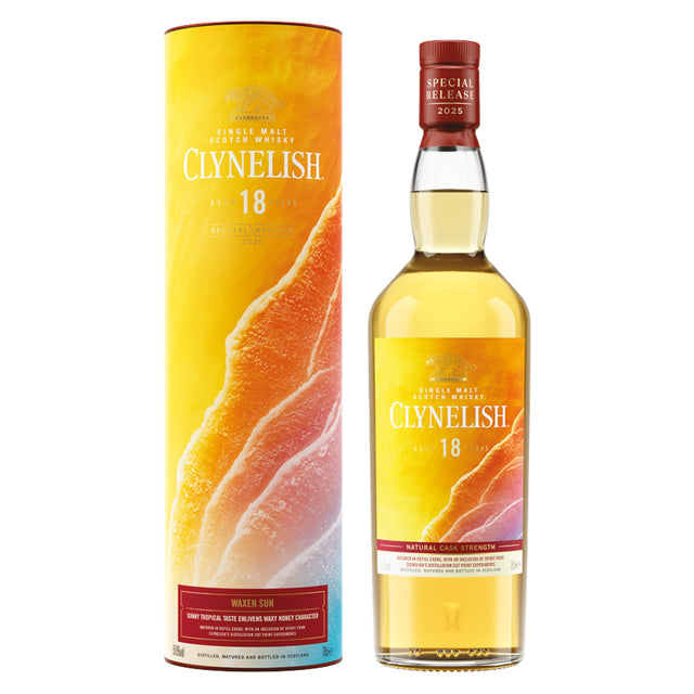 Clynelish "Waxen Sun" Aged 18 Years Old Single Malt Scotch Whisky 2025 Special Release | Free Shipping on orders $400+