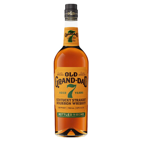 Old Grand-Dad Aged 7 Years Bottle in Bond Kentucky Straight Bourbon Whiskey | Free Shipping on orders $400+