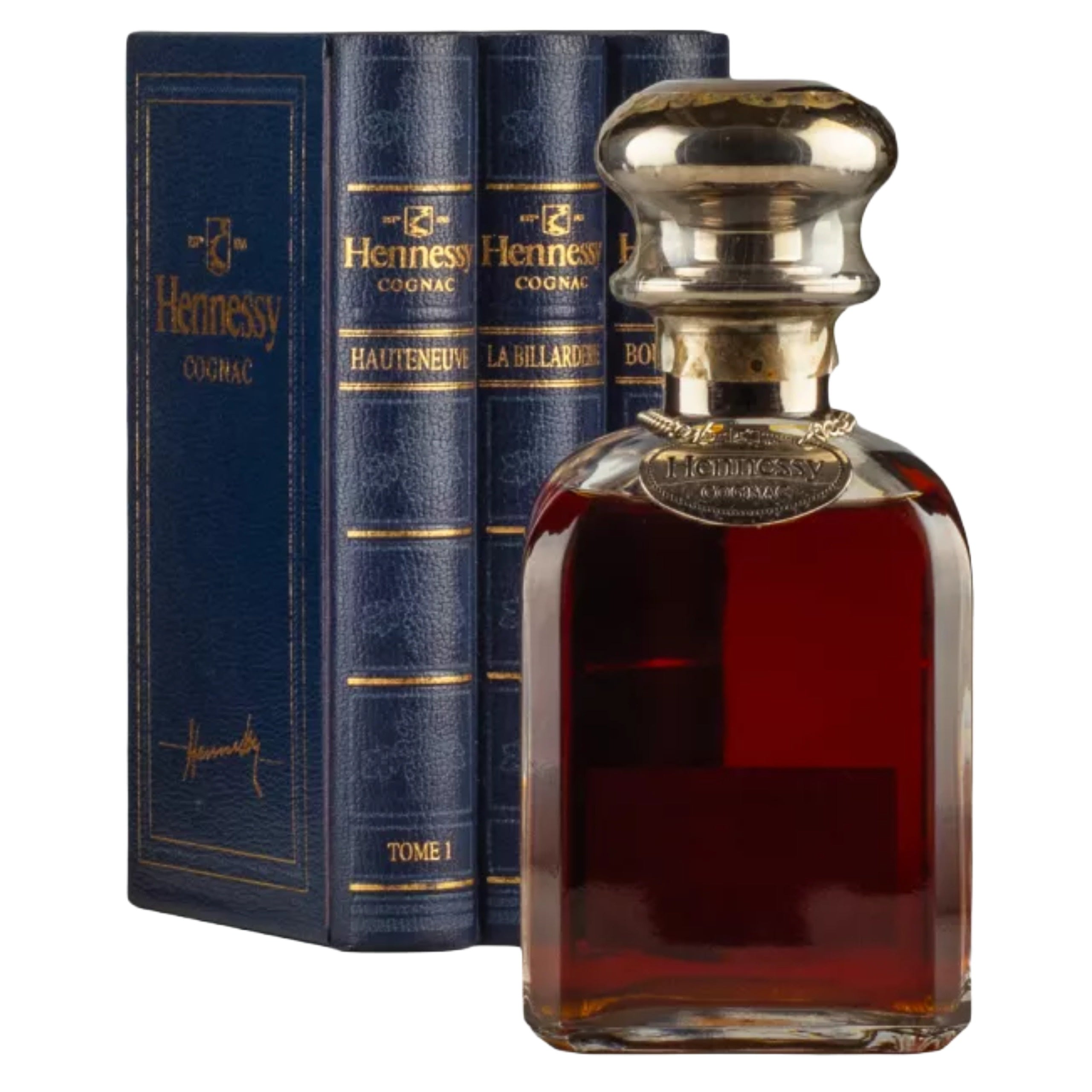 ヘネシーライブラリーデキャンタHennessy Library Decanter Hennessy Napoleon Silver Top Library decanter | Old Liquor Company