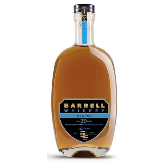 Barrell Craft Spirits Whiskey Decade 20 Years Old 142.7 Proof Finished in Spanish Brandy and Hungarian Oak Casks | Free Shipping on orders $400+