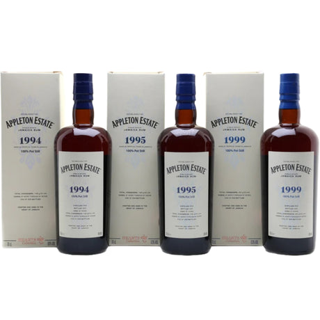 Appleton Estate Hearts Collection 100% Pot-Still Jamaican Rum - Distilled 1994, 1995, 1999 / Bottled 2020