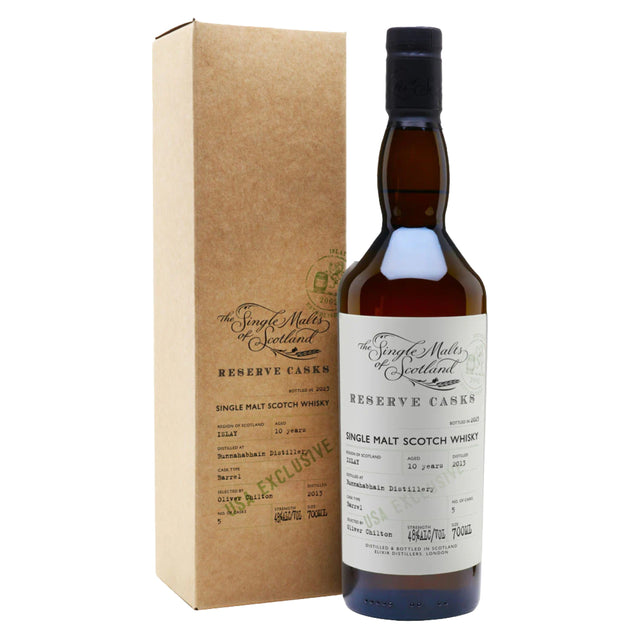 The Single Malts of Scotland Reserve Casks Bunnahabhain 10 Year Old Single Malt Scotch Whisky | Free Shipping on orders $400+
