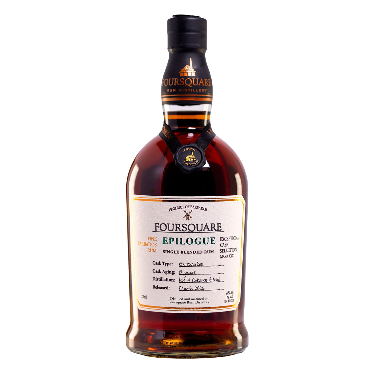 Foursquare Epilogue Exceptional Cask Selection Mark XXXI Single Blended Rum