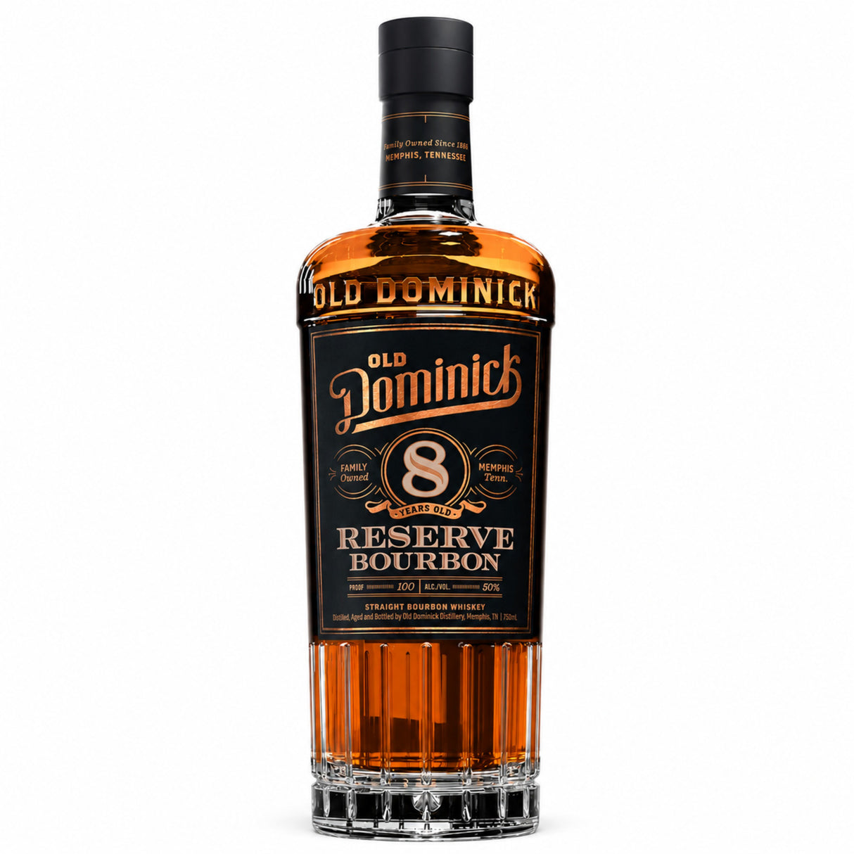 Old Dominick Distillery 8 Years Old Reserve Straight Bourbon Whiskey