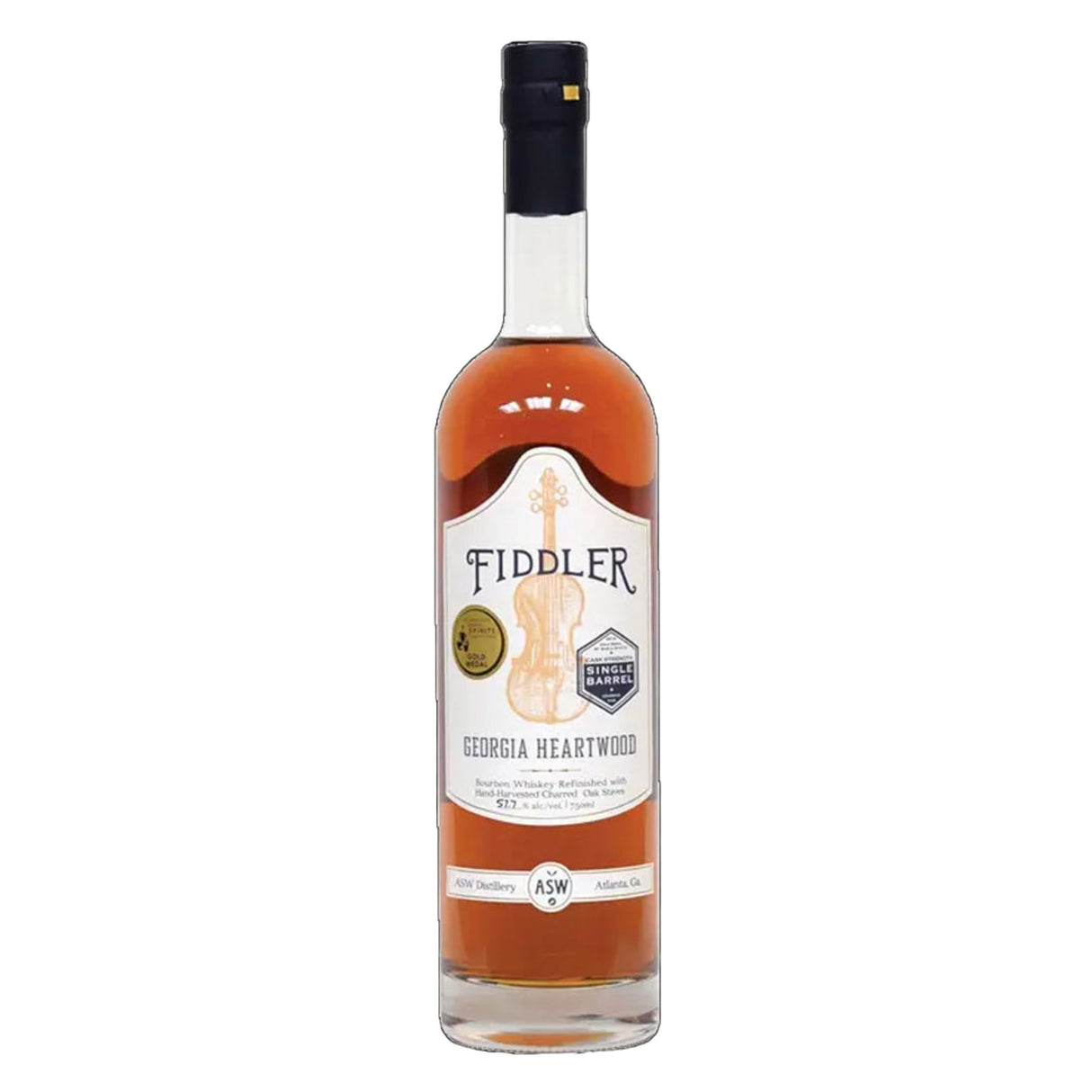 Fiddler Georgia Heartwood Single Barrel Bourbon Whiskey