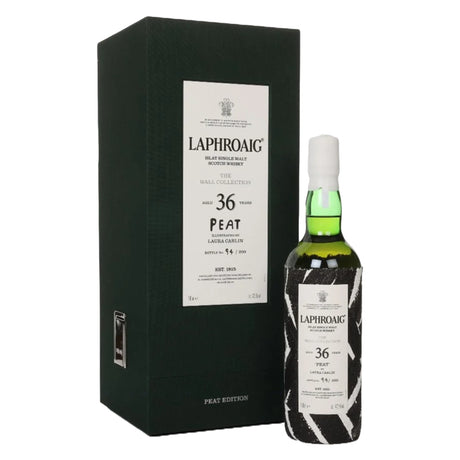 Laphroaig The Wall Collection Aged 36 Years "Peat" by Laura Carlin Islay Single Malt Scotch Whisky