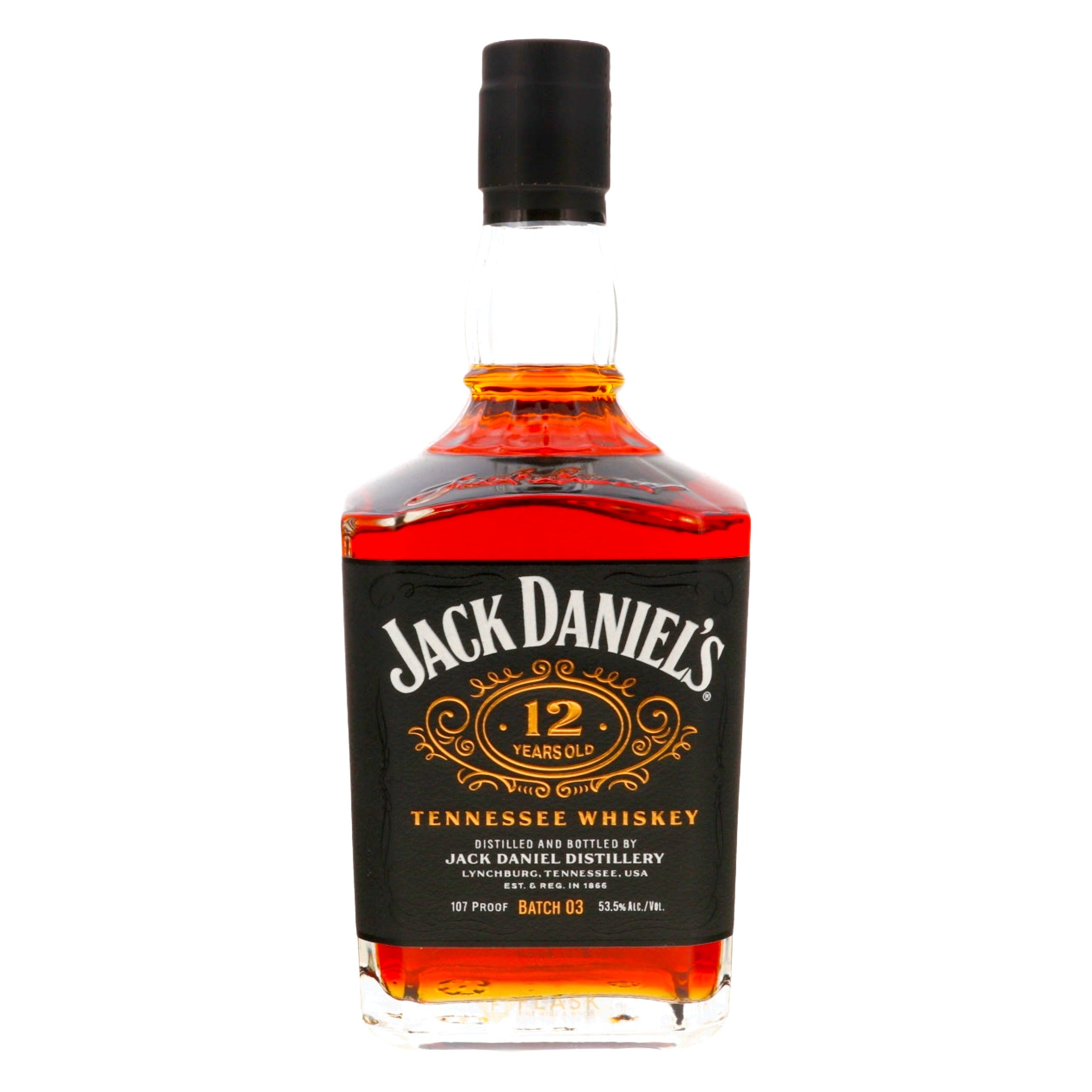 Jack Daniel's 12 Years Old Tennessee Whiskey – De Wine Spot - Rare