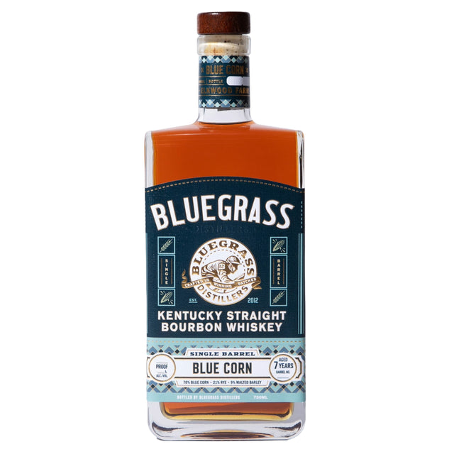Bluegrass Distillers Blue Corn Cask Strength Single Barrel Kentucky Straight Bourbon Whiskey | Free Shipping on orders $400+