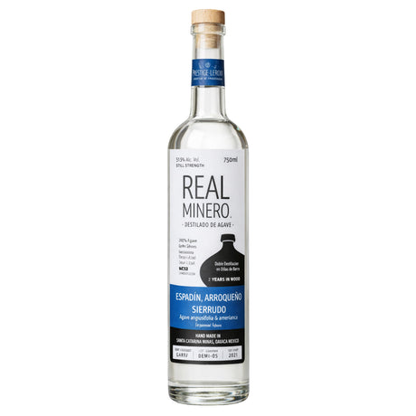 Real Minero Espadin Arroqueno Sierrudo Still Strength Mezcal | Free Shipping on orders $400+