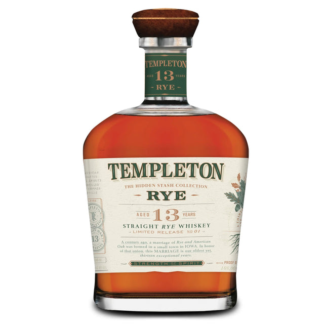 Templeton The Hidden Stash Collection Aged 13 Years Straight Rye Whiskey | Free Shipping on orders $400+