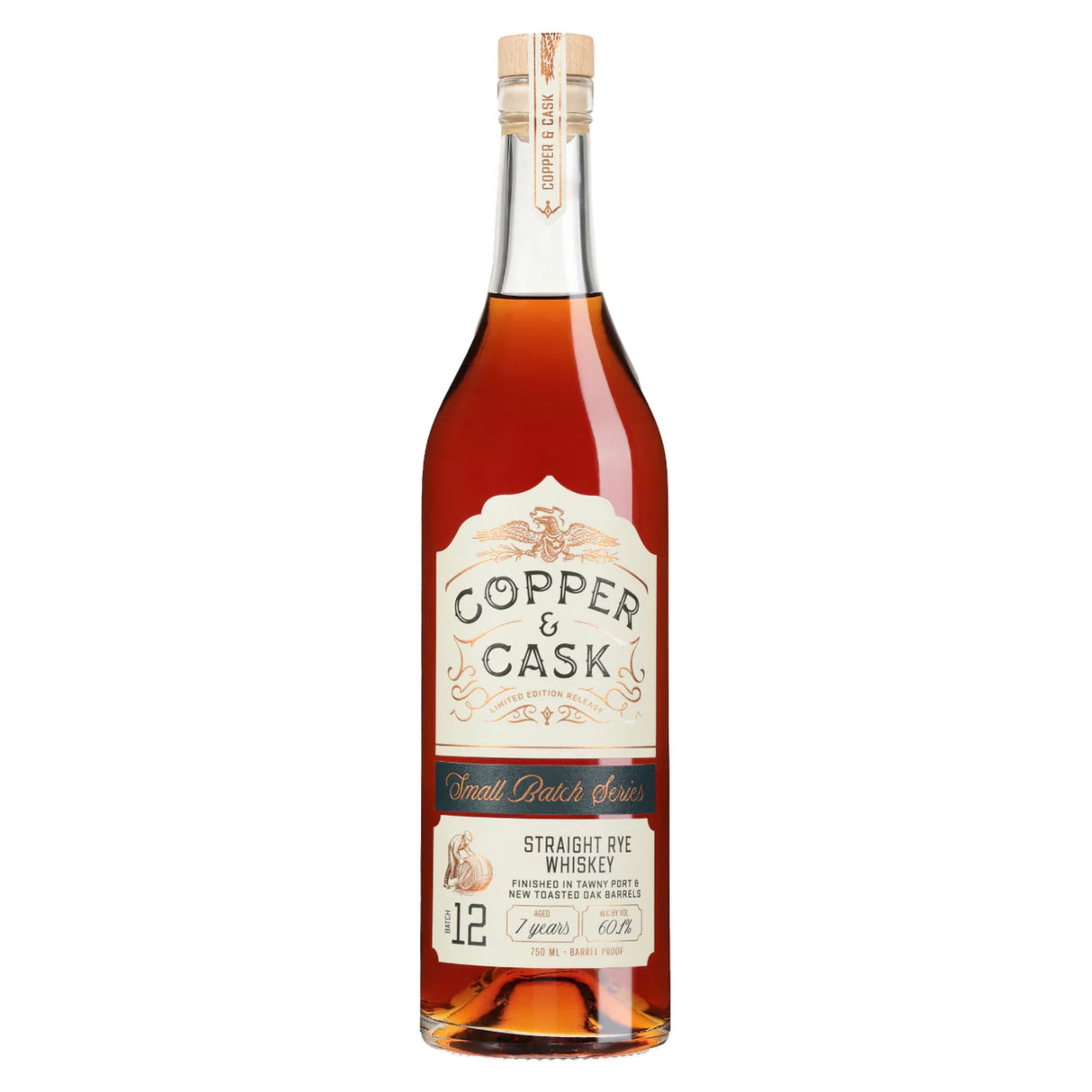 Copper & Cask 7-Year Rye Whiskey Batch 012 | Free Shipping on orders $400+
