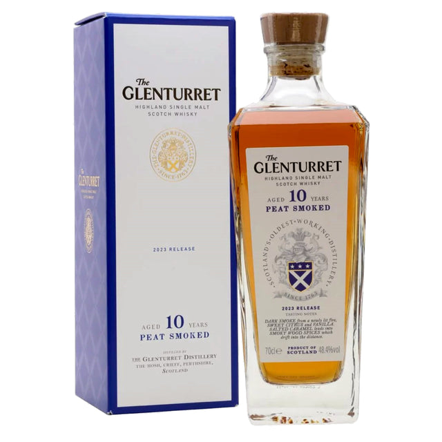 The Glenturret 10 Year Peat Smoked 2023 Single Malt Scotch Whisky | Free Shipping on orders $400+