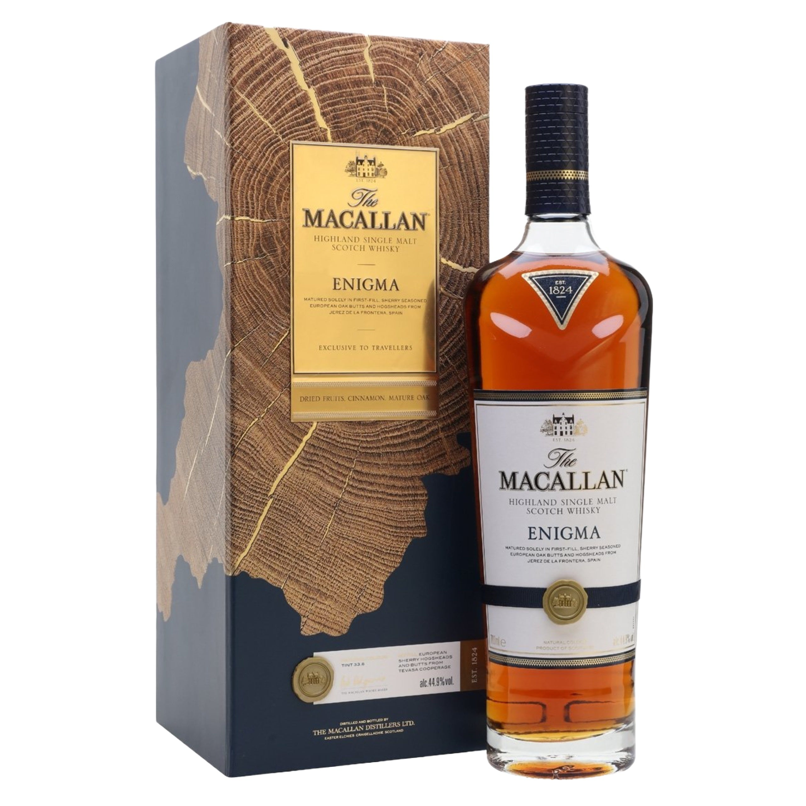 The Macallan Enigma Single Malt Scotch Whiskey – De Wine Spot