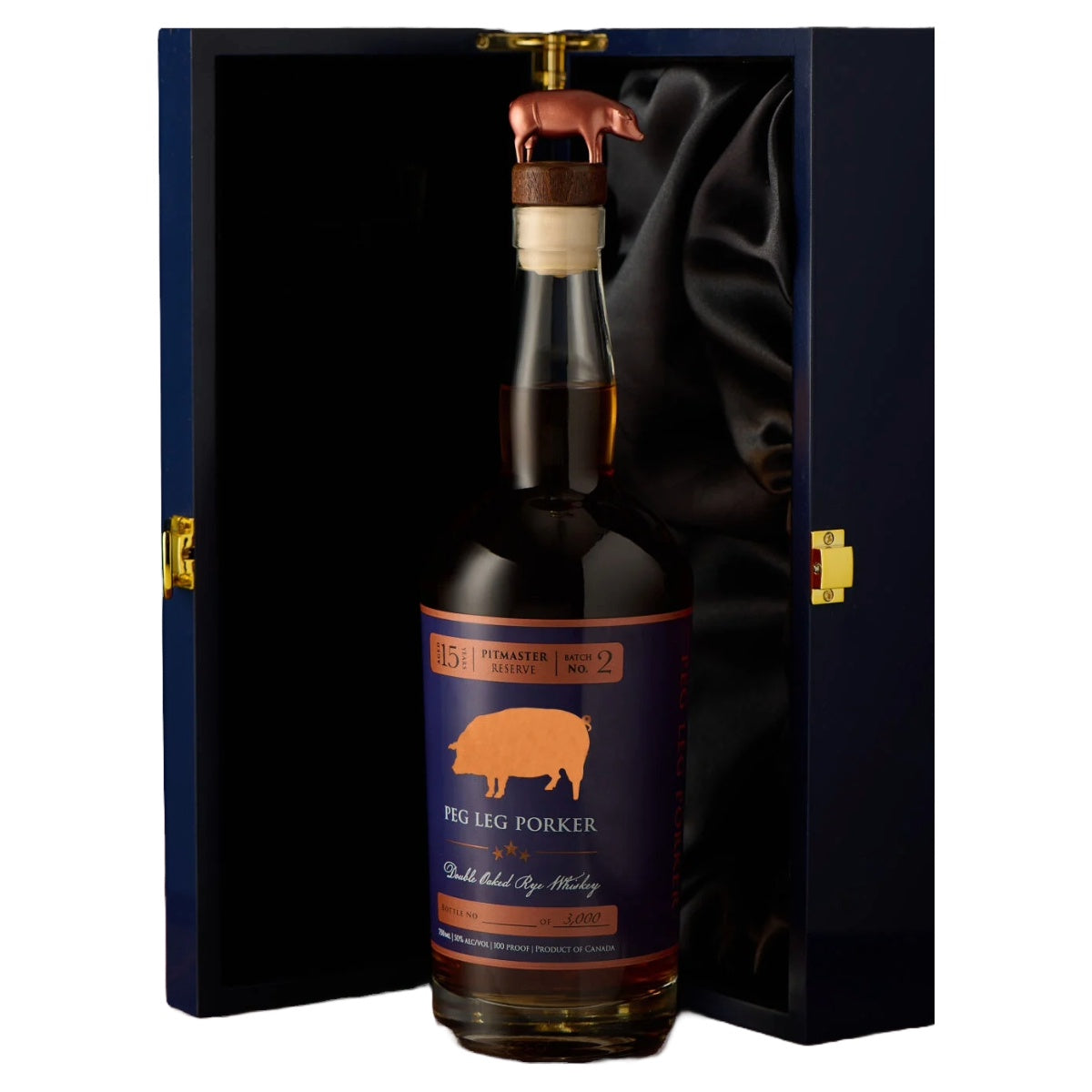 Peg Leg Porker 15 Year Old Double Oaked Rye Whiskey | Free Shipping on orders $400+