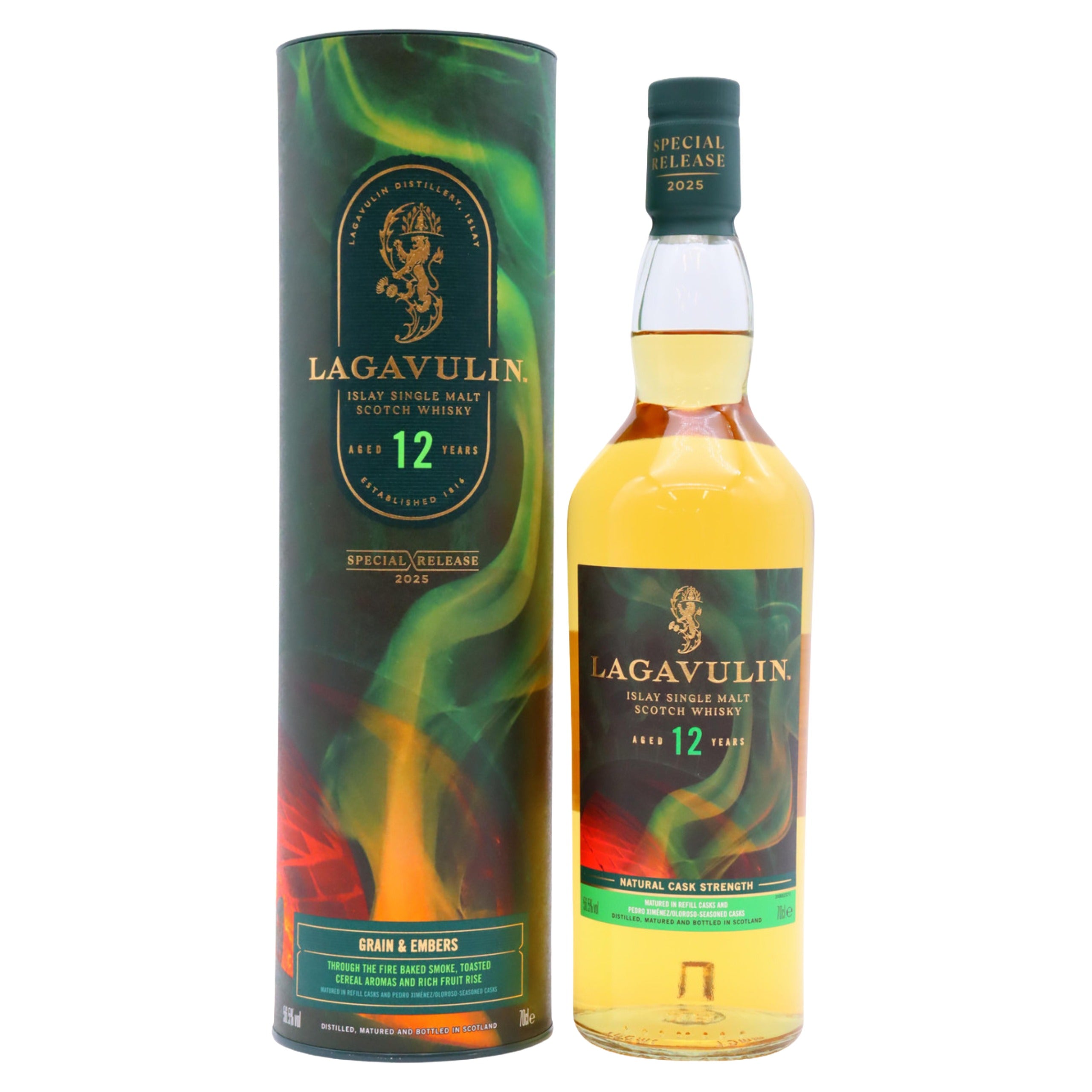 イタチ　Lagavulin ウイスキー Lagavulin 12 Year Old Special Release Grain & Embers Single Malt