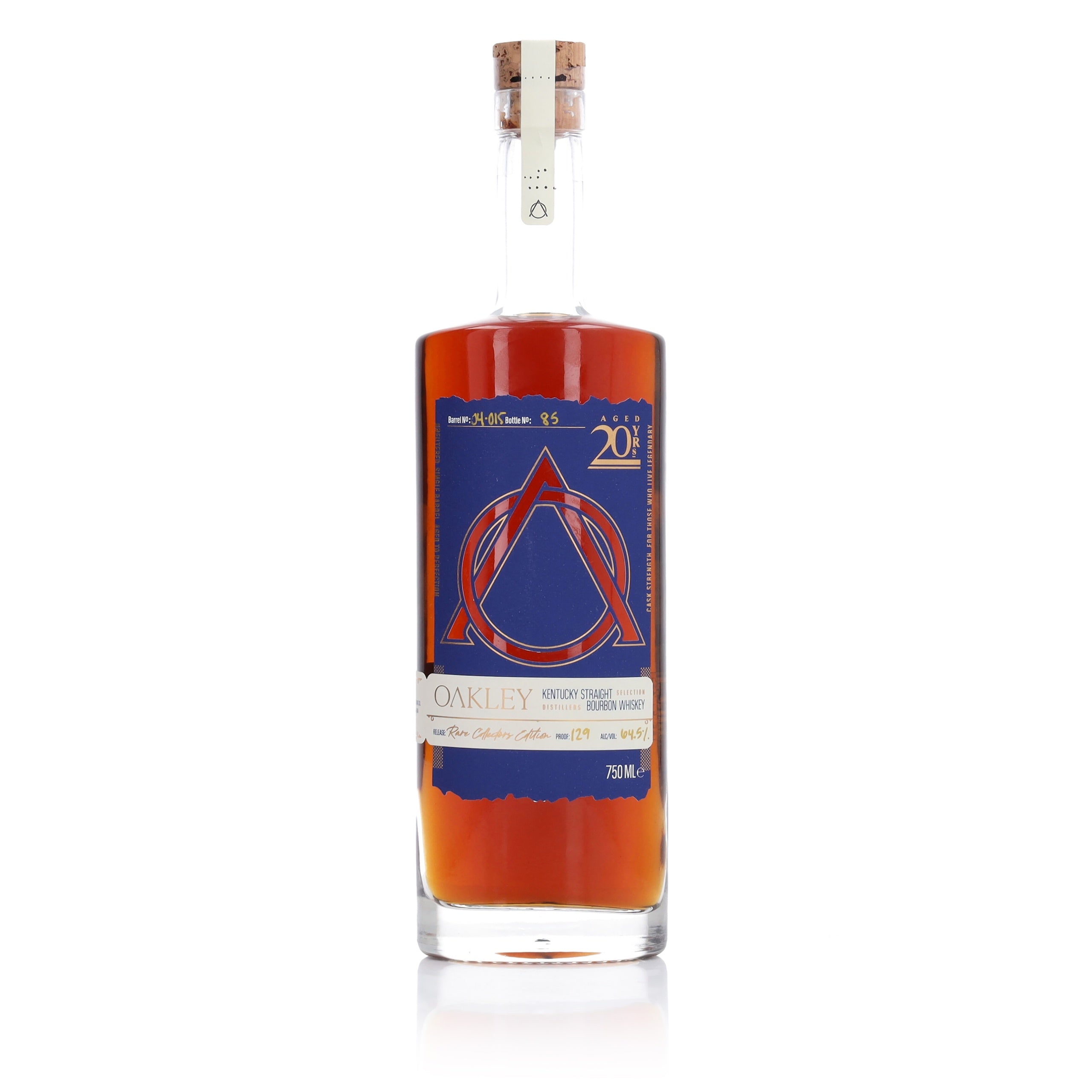 Oakley 20 Year Old Kentucky Straight Bourbon Whiskey – De Wine