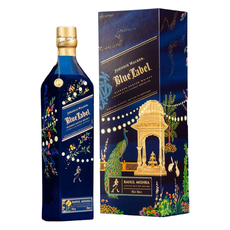 Johnnie Walker Blue Label x Diwali Limited Edition by Rahul Mishra | Free Shipping on orders $400+