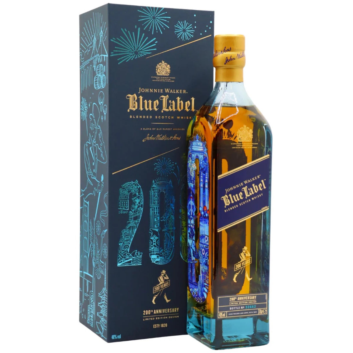 Johnnie Walker Blue Label 200th Anniversary Keep Walking Limited Edition Blended Scotch Whisky | Free Shipping on orders $400+