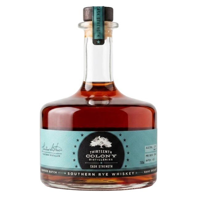 Thirteenth Colony Cask Strength Rye Whiskey | Free Shipping on orders $400+