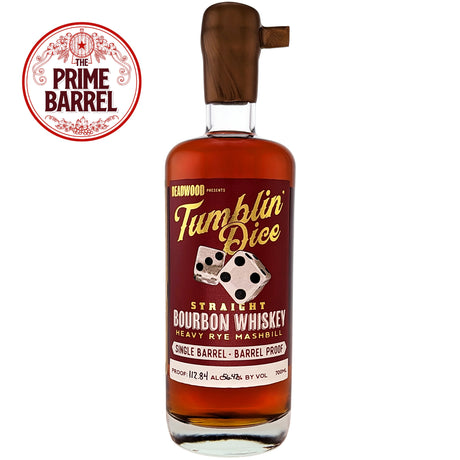 Tumblin’ Dice "A Natural" 7 Year Single Barrel Straight Bourbon Whiskey The Prime Barrel Pick #123