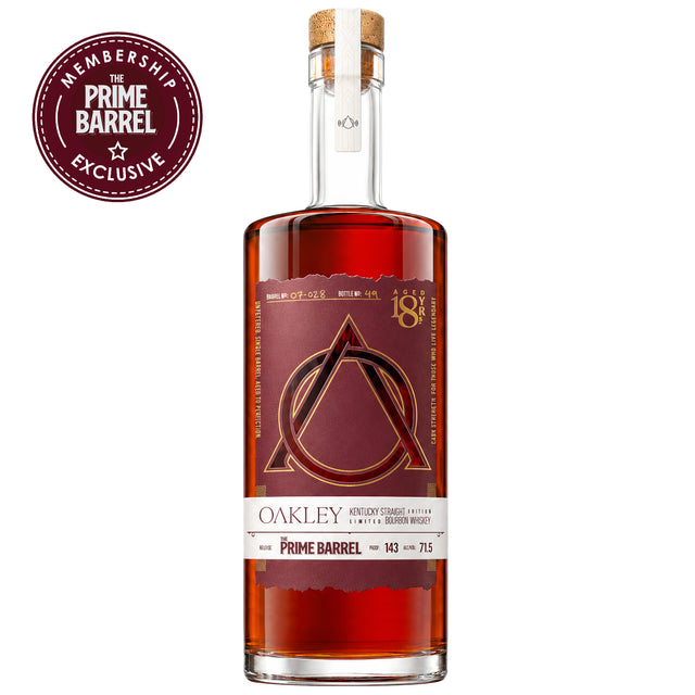 Oakley 18 Year Old Kentucky Straight Bourbon Whiskey The Prime Barrel Pick #160 | Free Shipping on orders $400+