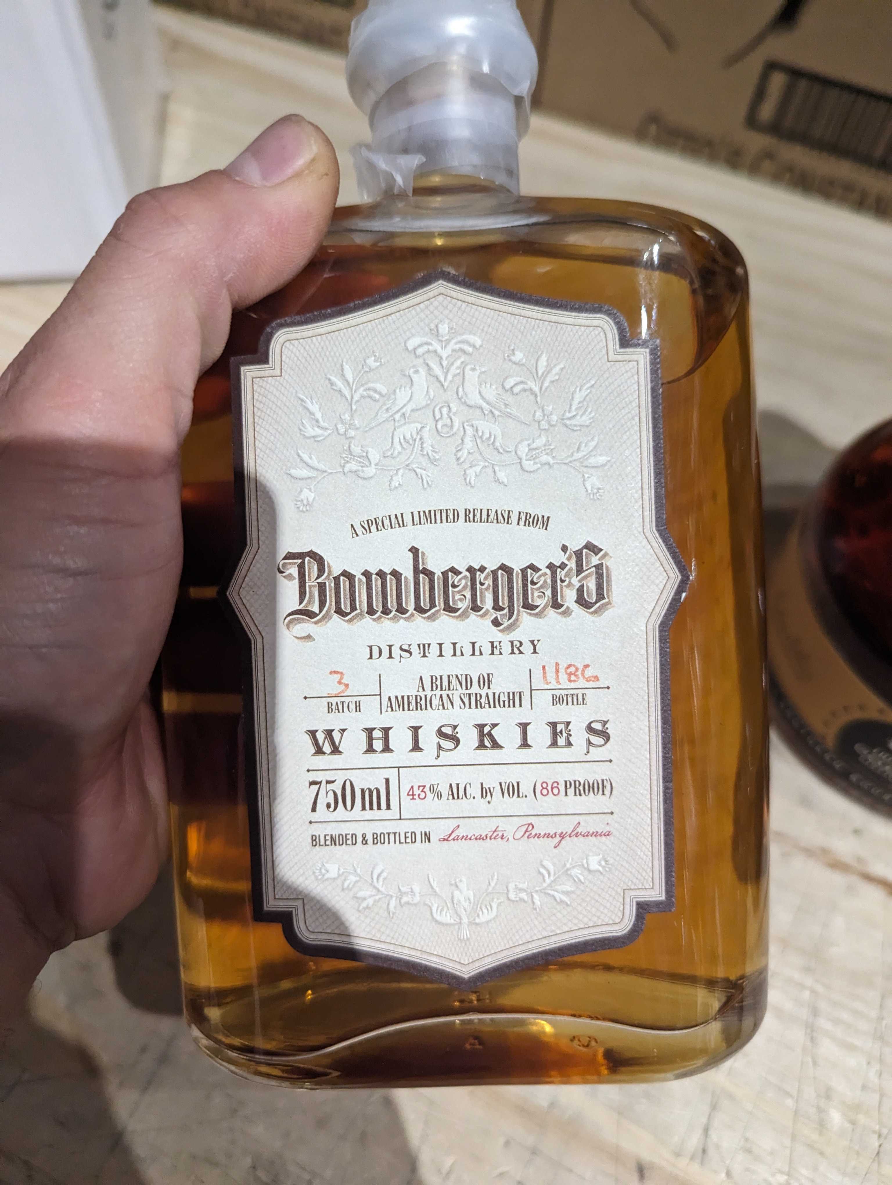 Bomberger's A Blend Of American Straight Whiskies Batch No. 3 – De