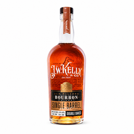 J.W. Kelly Single Barrel Select Old Milford Double Oaked Straight Bourbon Whisky | Free Shipping on orders $400+
