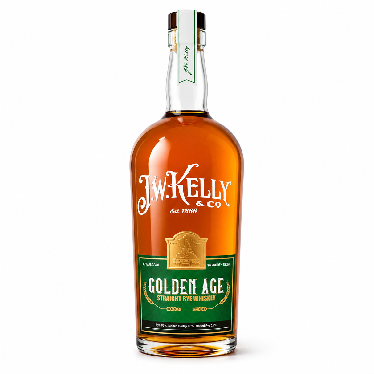 J. W. Kelly Golden Age Straight Rye Whiskey