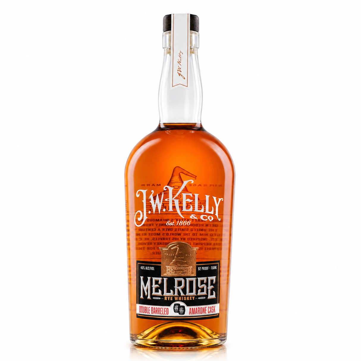 J.W Kelly & Co. Melrose Rye Whiskey