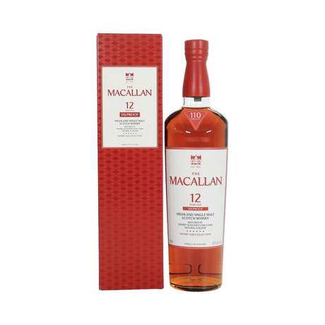 Macallan 12 Year Old Sherry Oak Single Malt Scotch Whisky | Free Shipping on orders $400+