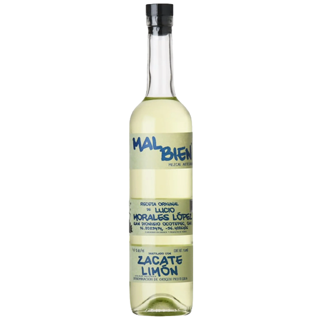 Mal Bien Zacate Limon Mezcal | Free Shipping on orders $400+