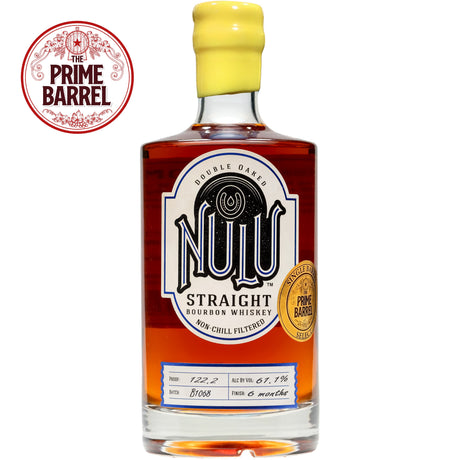 NULU Triple Oaked Jaqueira Barrel Finished Straight Bourbon Whiskey The Prime Barrel Pick #110