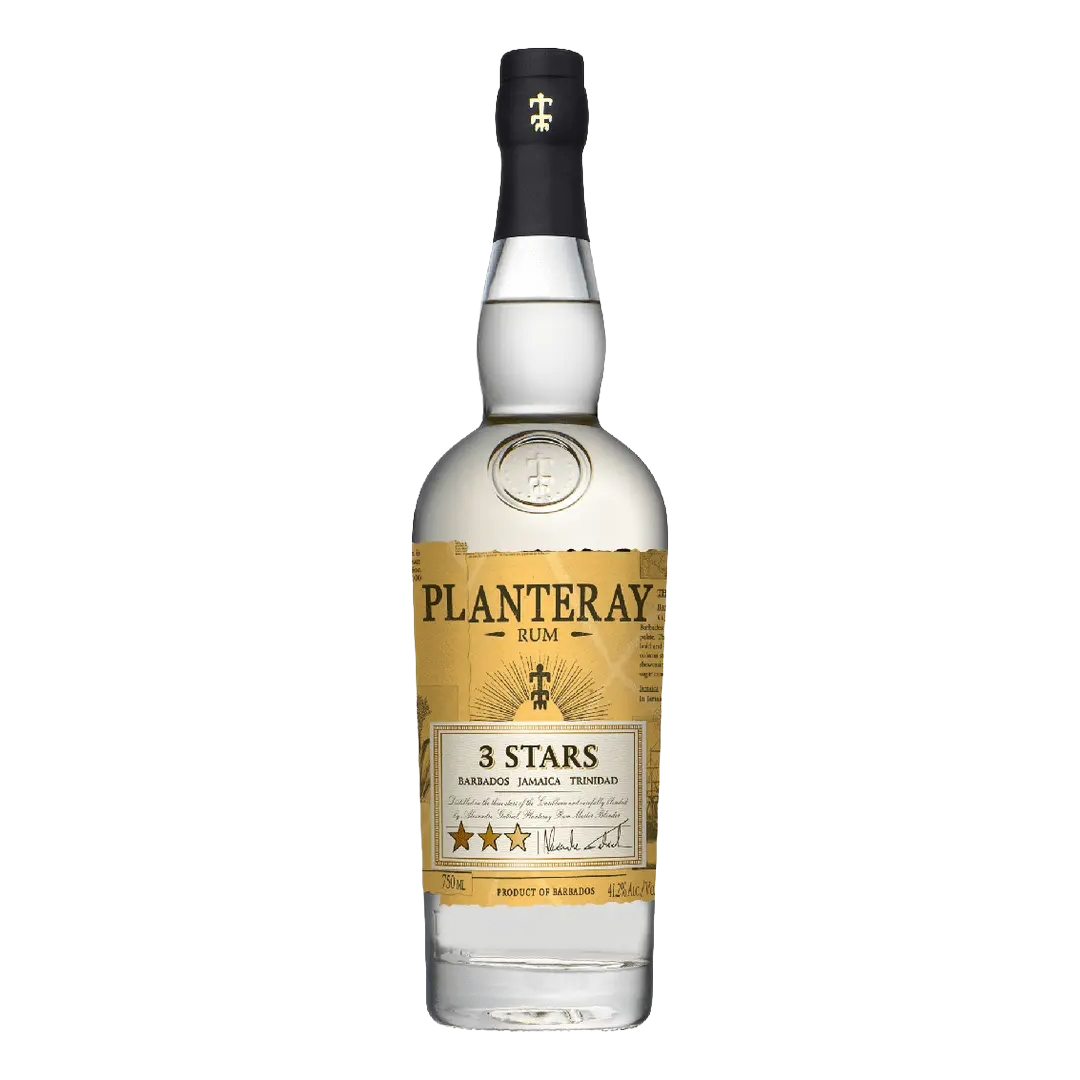 Planteray 3 Stars White Rum | Free Shipping on orders $400+
