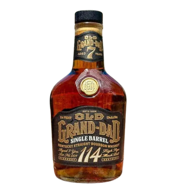 Old Grand-Dad 7 Year Single Barrel High Rye Mash Bill Kentucky Straight Bourbon Single Barrel 114 Proof | Free Shipping on orders $400+