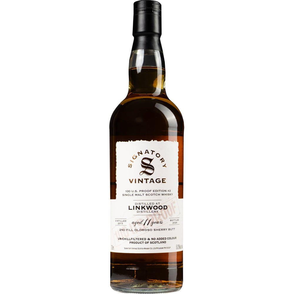 Linkwood 11 yrs Speyside Unchillfiltered Signatory Single Malt Scotch Whisky | Free Shipping on orders $400+
