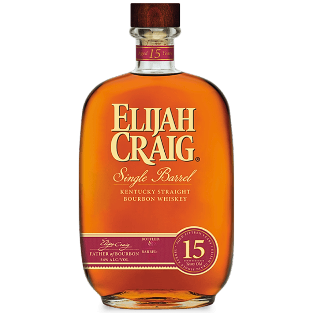Elijah Craig 15 Year Single Barrel Kentucky Straight Bourbon Whiskey