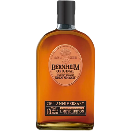 Bernheim Original 10 Year Old Limited Edition 20th Anniversary Kentucky Straight Wheat Whiskey | Free Shipping on orders $400+