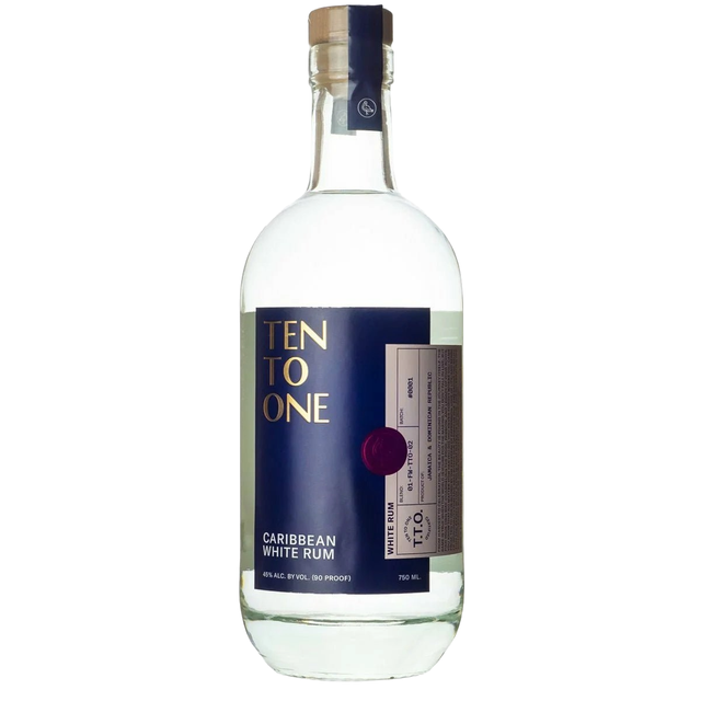 Ten To One Caribbean White Rum | Free Shipping on orders $400+